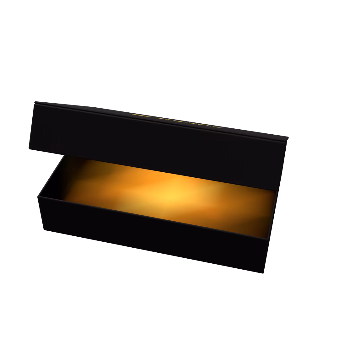 Classic Box: crna kutija sa zlatnim HiddenHero logom